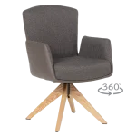 Трапезен стол Carmen Sindi W - Капучино