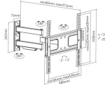 Стойка, Sunne EAX2, 400x400, до 23"-42", до 50кг