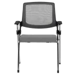 Посетителски стол Carmen 1704 - Сив