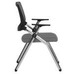 Посетителски стол Carmen 1704 - Сив