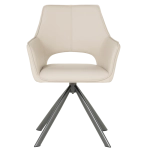 Трапезен стол Carmen Reading 2 силиконова кожа - Капучино 04