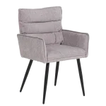 Трапезен стол Carmen Iksan с подлакътници - Бежов R91