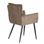 Трапезен стол Carmen Iksan с подлакътници - Кафяв R38