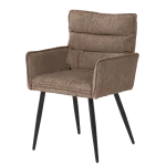 Трапезен стол Carmen Iksan с подлакътници - Кафяв R38