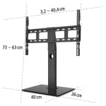 Регулируема стойка за TV HAMA-118094, до 55", 30 кг, 100 x 400 - Черен