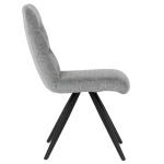 Трапезен стол Carmen Adur - Сив B 90