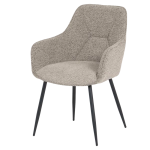 Трапезен стол Carmen Barnet - Кафяв SH