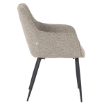 Трапезен стол Carmen Barnet - Кафяв SH