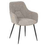 Трапезен стол Carmen Barnet - Кафяв SH