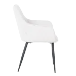 Трапезен стол Carmen Barnet - Светлосив SH