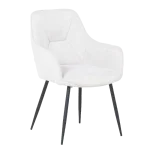 Трапезен стол Carmen Barnet - Светлосив SH