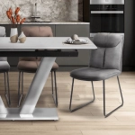 Трапезен стол Carmen Brent - Бежов SF 2