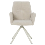 Трапезен стол Carmen Bury 1 - Крем R 28