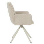 Трапезен стол Carmen Bury 1 - Крем R 28