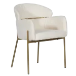 Трапезен стол Carmen Crotone 1 - Крем