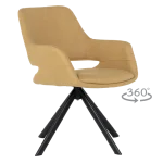 Трапезен стол Carmen Devon - Жълт SF 1