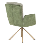 Трапезен стол Carmen Keila 4 - Зелен