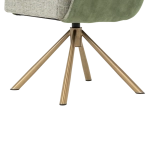 Трапезен стол Carmen Keila 4 - Зелен