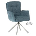 Трапезен стол Carmen Keila - Син