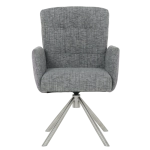 Трапезен стол Carmen Keila - Сив