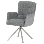 Трапезен стол Carmen Keila - Сив