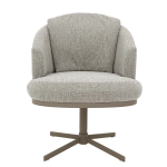 Трапезен стол Carmen Lihula 5 - Сив 01