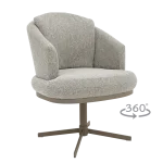 Трапезен стол Carmen Lihula 5 - Сив 01