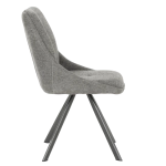 Трапезен стол  Carmen London 2 - Сив R 07