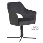 Трапезен стол Carmen Parnu - Антрацит N