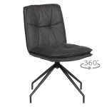 Трапезен стол Carmen Ramsey - Графит BF 1