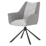 Трапезен стол Carmen Tempe - Светлосив