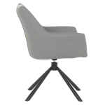 Трапезен стол Carmen Tempe - Светлосив