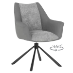 Трапезен стол Carmen Tempe - Тъмносив