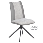 Трапезен стол Carmen Tulsa - Светлосив