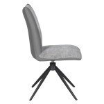 Трапезен стол Carmen Tulsa - Тъмносив