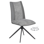 Трапезен стол Carmen Tulsa - Тъмносив