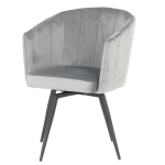 Трапезен стол Carmen Venice - Светлосив