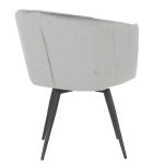 Трапезен стол Carmen Venice - Светлосив