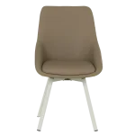 Трапезен стол Carmen Wigan 1 силиконова кожа - Кафяв 46