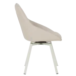 Трапезен стол Carmen Wigan 1 силиконова кожа - Лате 05