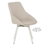 Трапезен стол Carmen Wigan 1 силиконова кожа - Лате 05