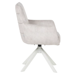 Трапезен стол Carmen Valga 6 - Крем