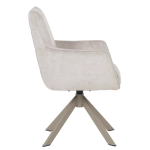 Трапезен стол Carmen Valga - Крем